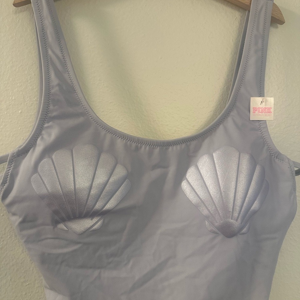 Victoria's Secret Light Lavender Shell One-Piece Swimsuit NWT size S - Picture 5 of 8